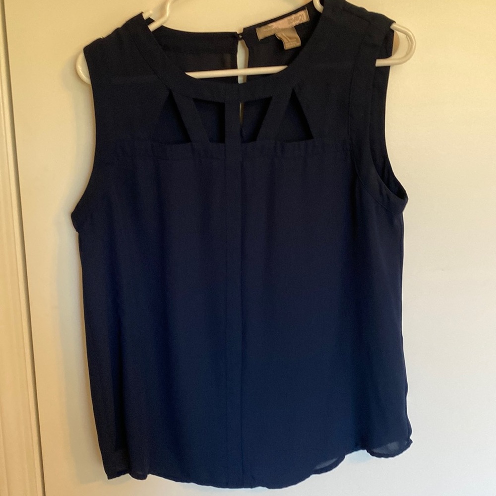 Navy blue tank top